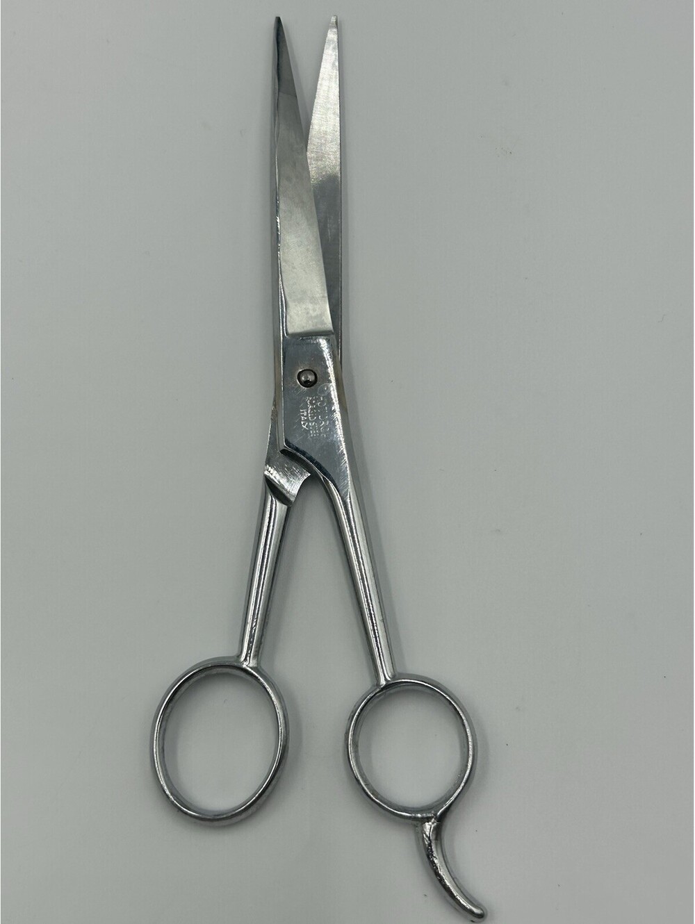 Vintage ELK 7.5” Hot Drop Forged Steel Scissors Shears Made in Italy Tailor Sew - Picture 3 of 7